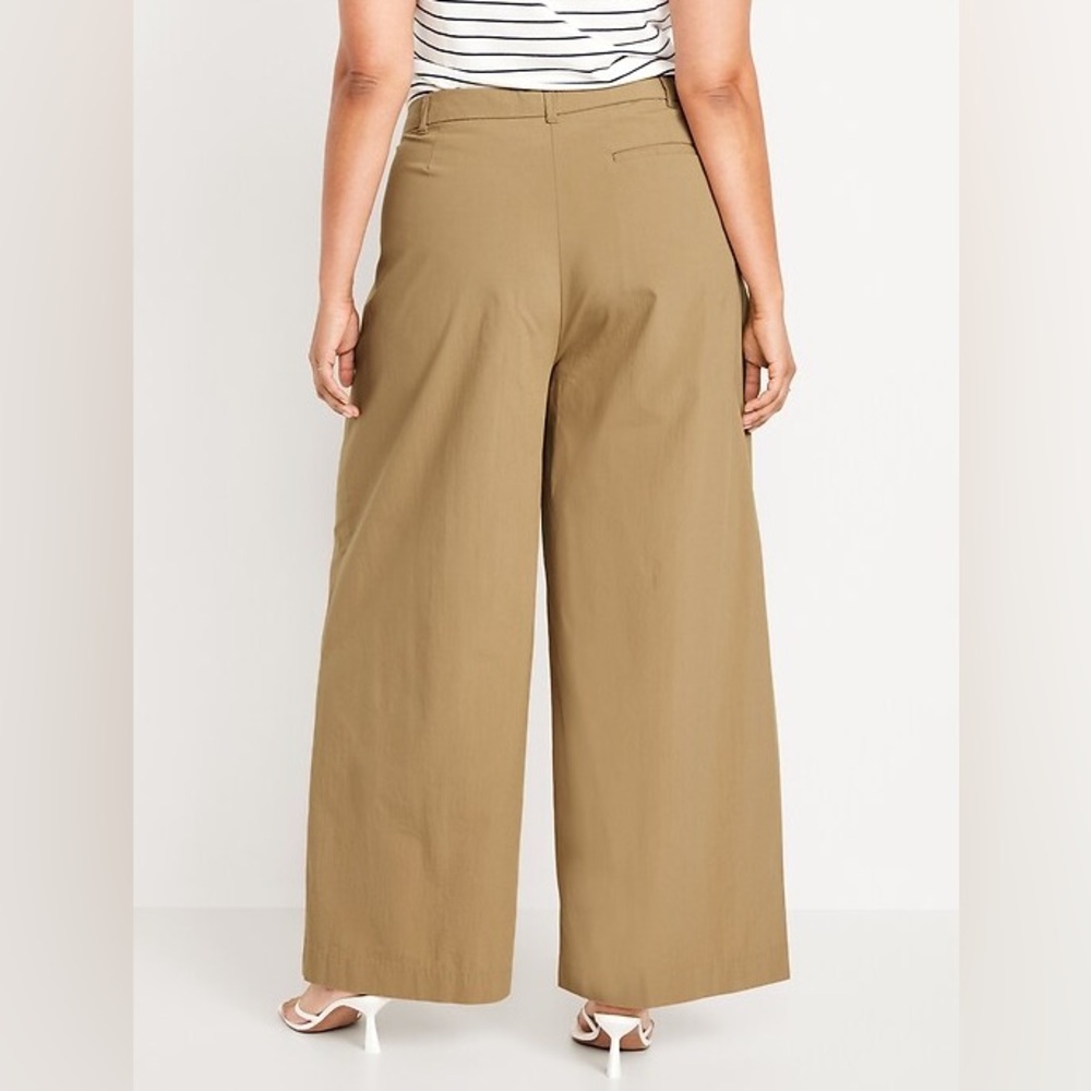 Extra High Waisted Super Wide Leg Taylor Pants, Old Navy Petite 10